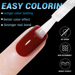 Lifextol soft gel nail tips create a protective layer and polish ready surface