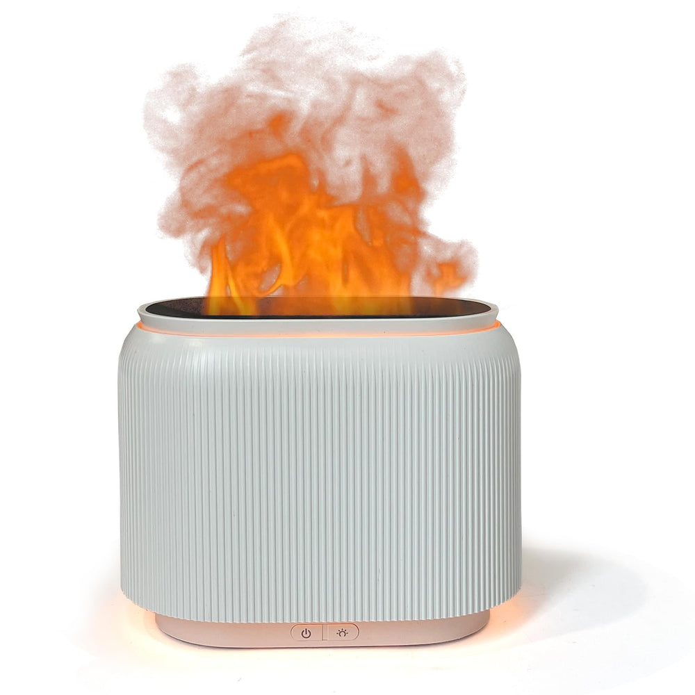 LIFFY diffuser in a bedroom scene creating relaxing ambiance