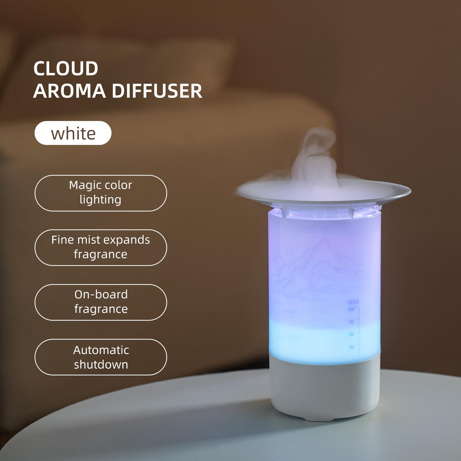 USB powered essential oil diffuser for home and office use