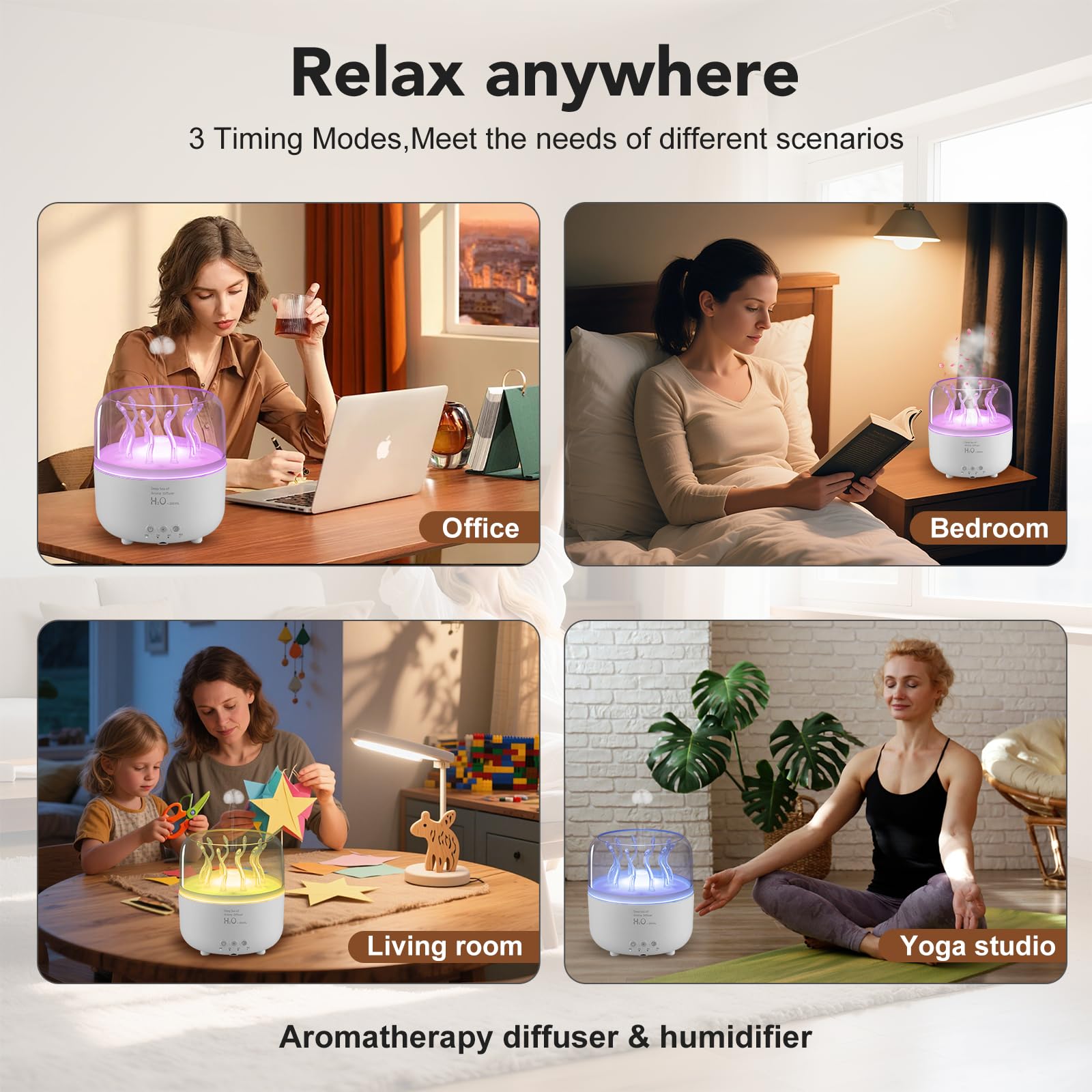 Remote control and diffuser setup
