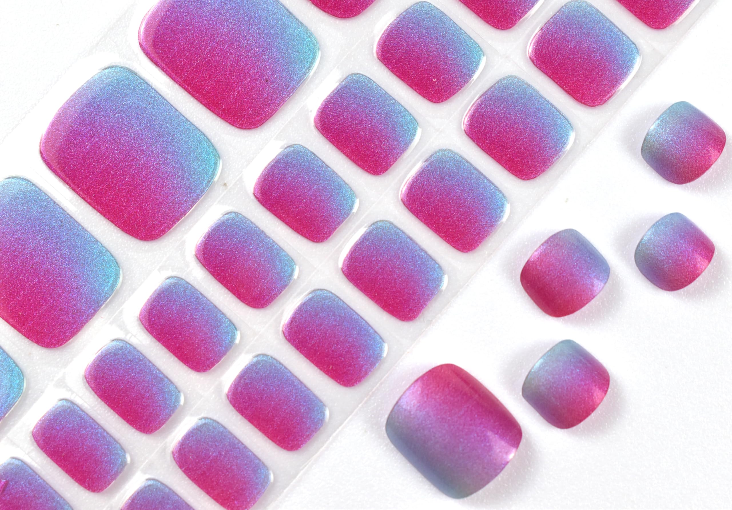 LIFOOST DIY pedicure kit for easy toe nail sticker application
