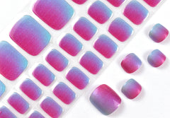 LIFOOST DIY pedicure kit for easy toe nail sticker application