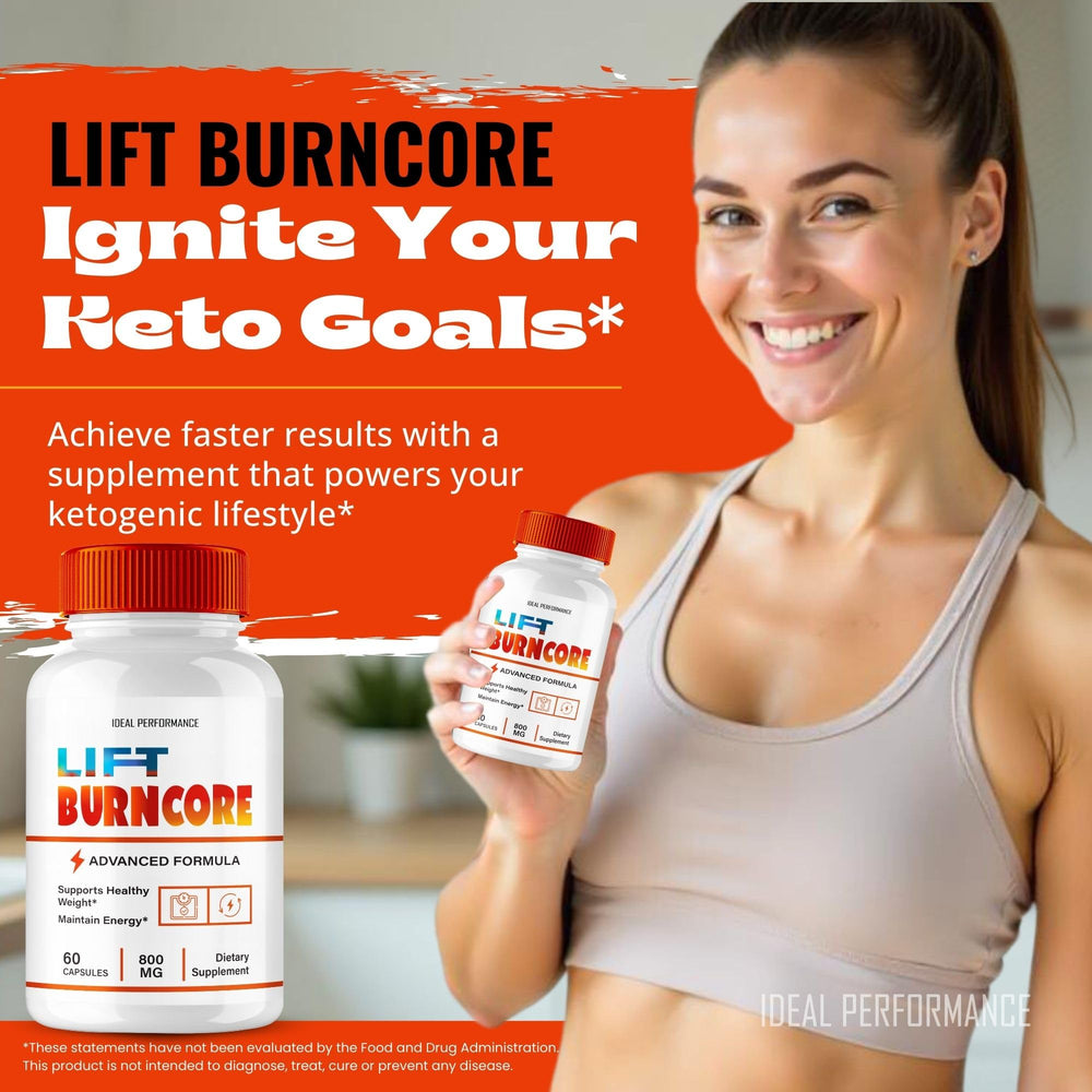 Close-up of Lift BurnCore capsules