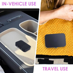 Secure lock mechanism on dental floss case