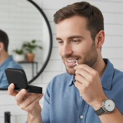 Compact portable dental floss dispenser ready for travel