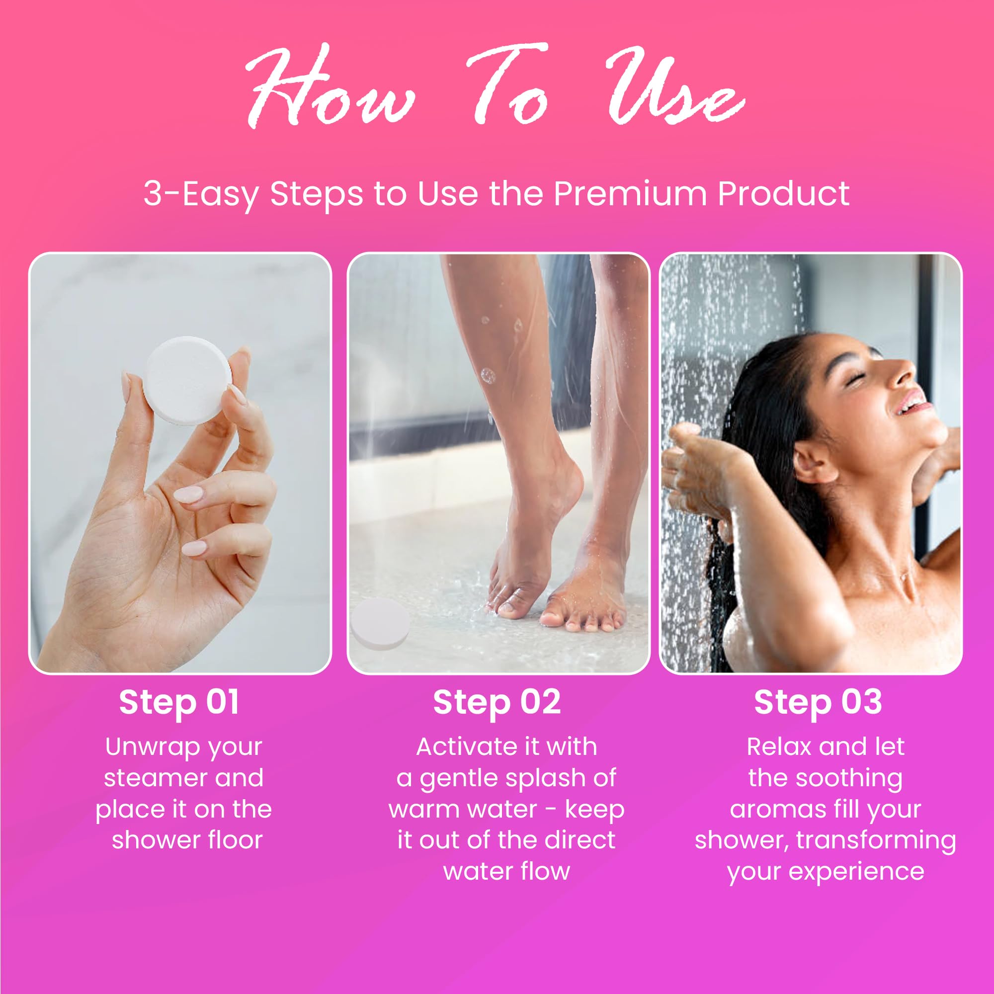 LikeVOW gift-pack shower steamers in attractive packaging for gifting