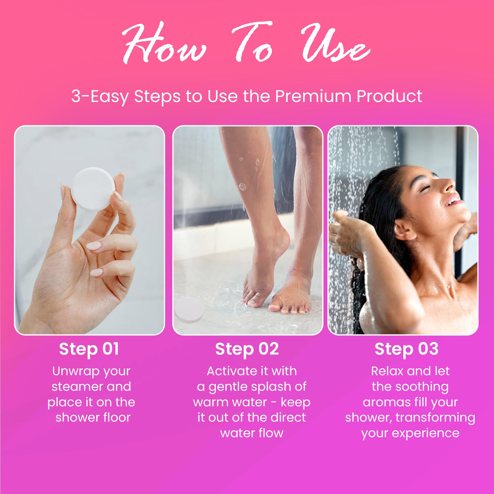 LikeVOW gift-pack shower steamers in attractive packaging for gifting