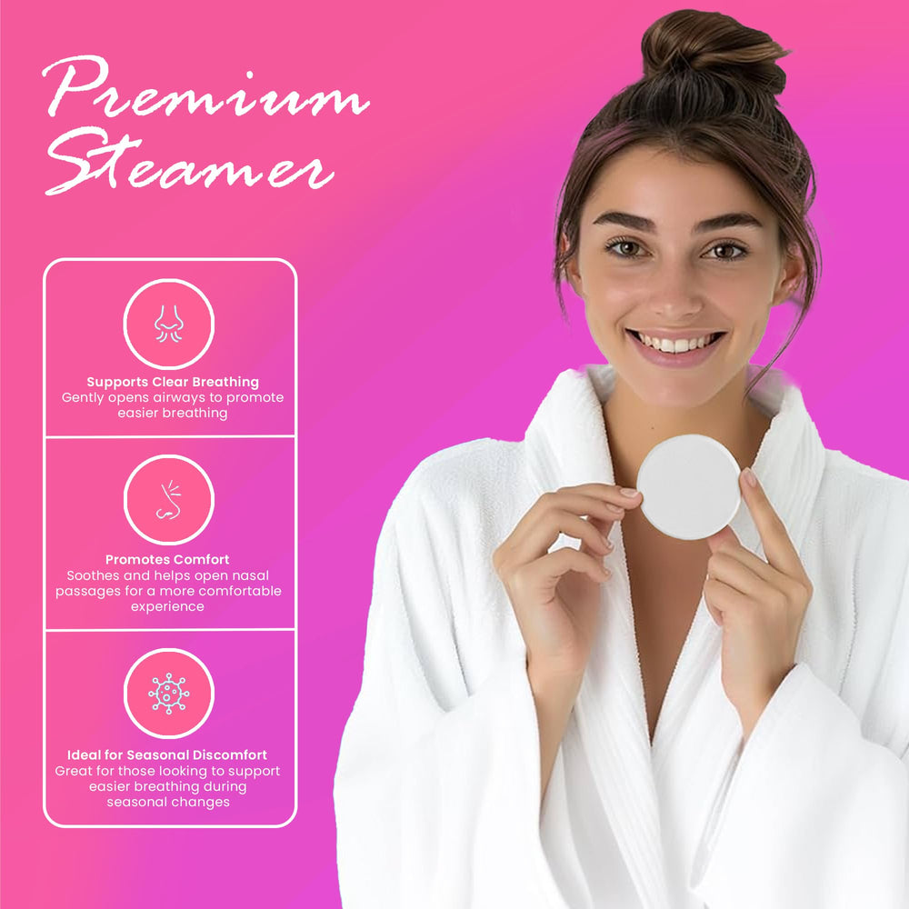 LikeVOW steamers with natural ingredients for organic, plant-based relaxation