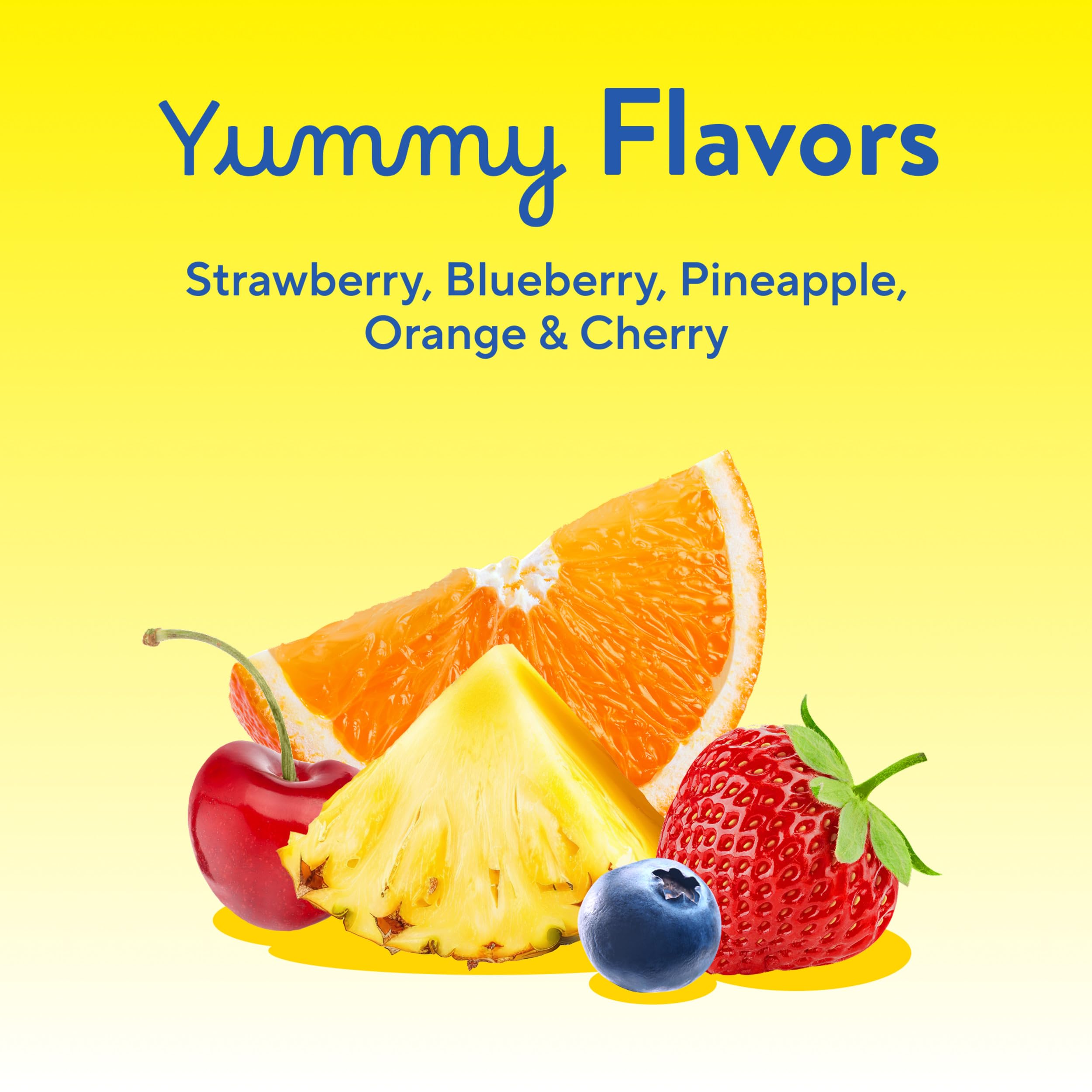 Orange flavor gummies