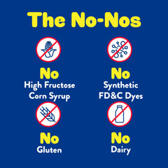 Nutrition info showing 1 Billion CFUs per 2 gummies