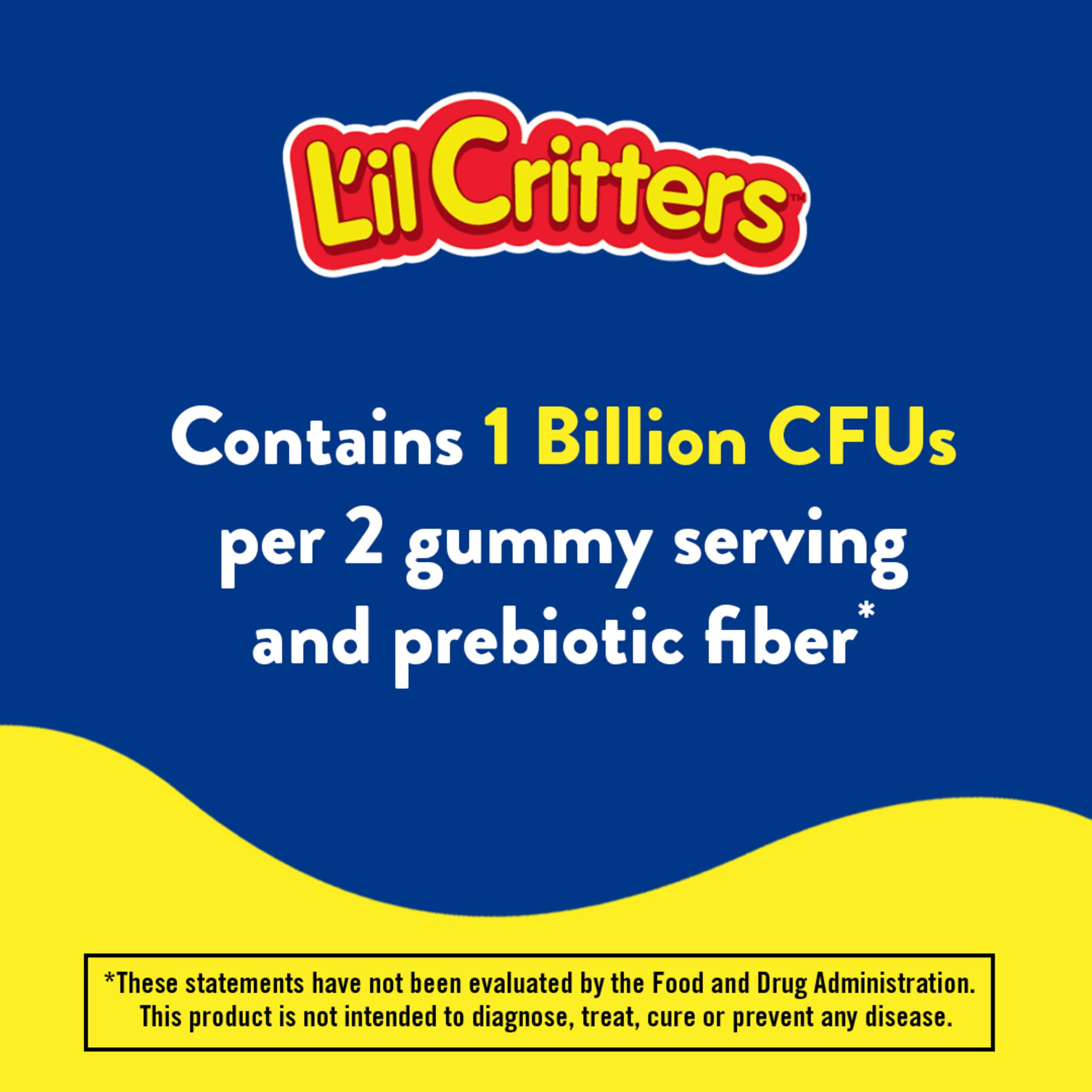 Prebiotic fiber content of 2 g per serving
