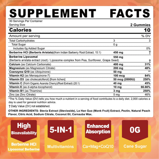 Liposomal Berberine formula close-up