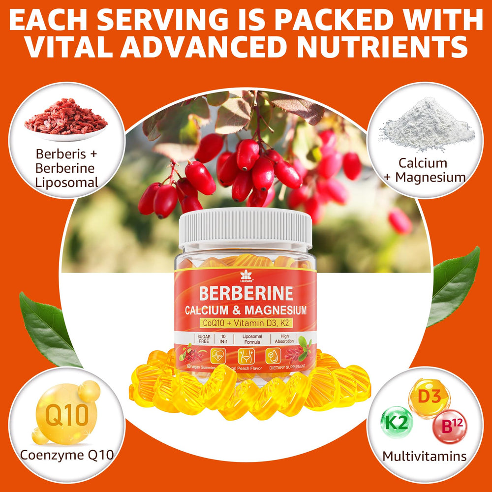 Box and bottle packaging for Pack of 2 gummies