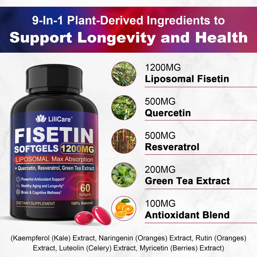 Longevity and healthy aging with Fisetin and companions