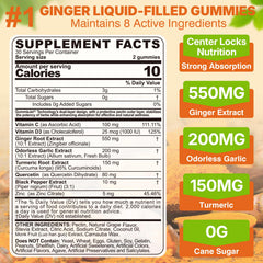 Ginger, turmeric and odorless garlic ingredients illustration