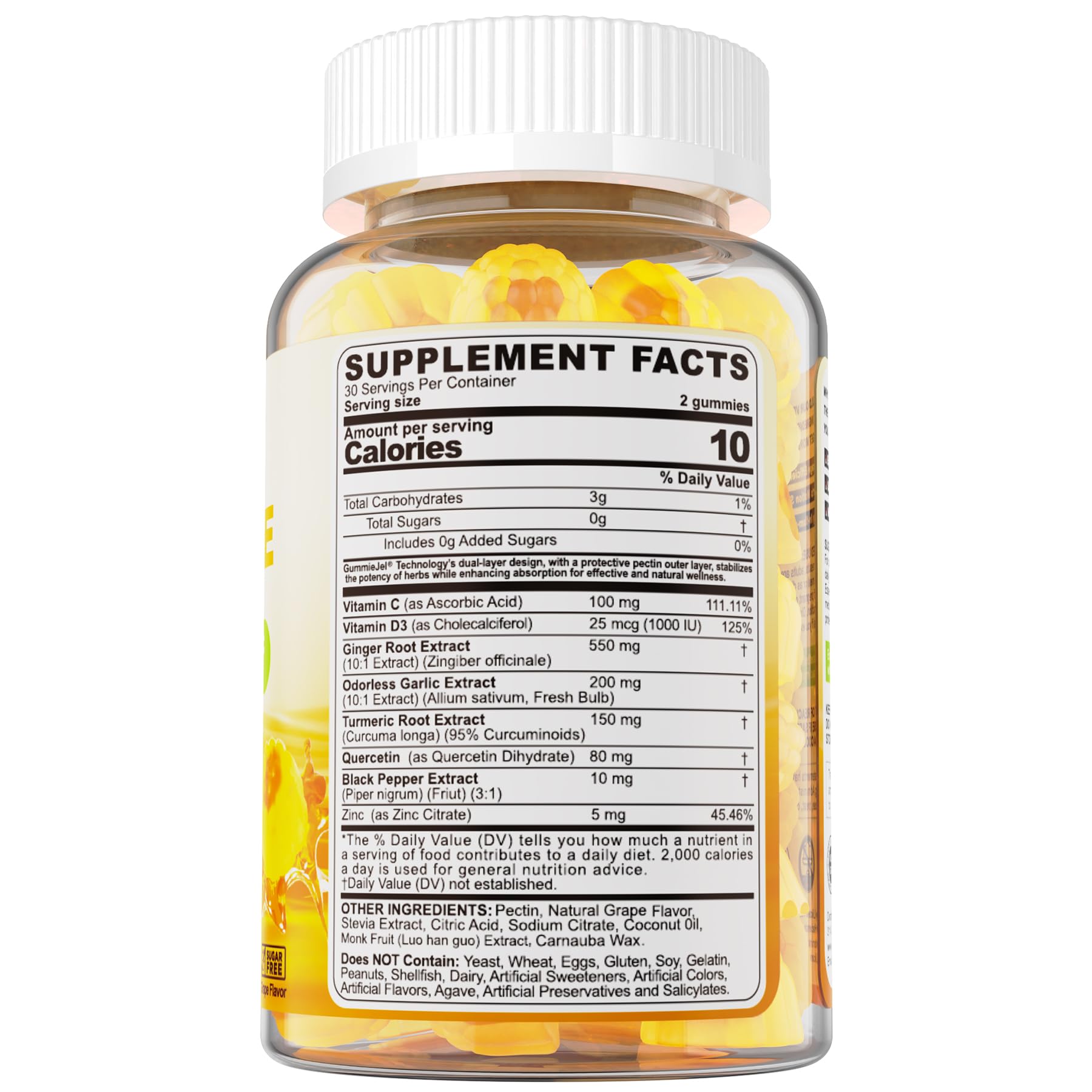 Two gummies serving size imagery