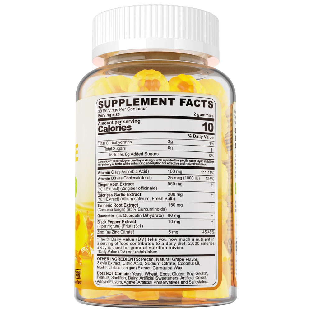 Two gummies serving size imagery