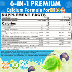 Close-up of grape-flavored sugar-free gummies