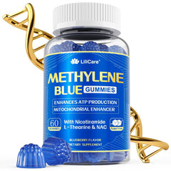 LILICARE Methylene Blue Gummies 60-count bottle on white background