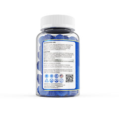 Packaging insert and bottle shown together