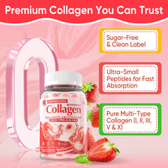 LILICARE vegan, gelatin-free collagen gummies for daily use