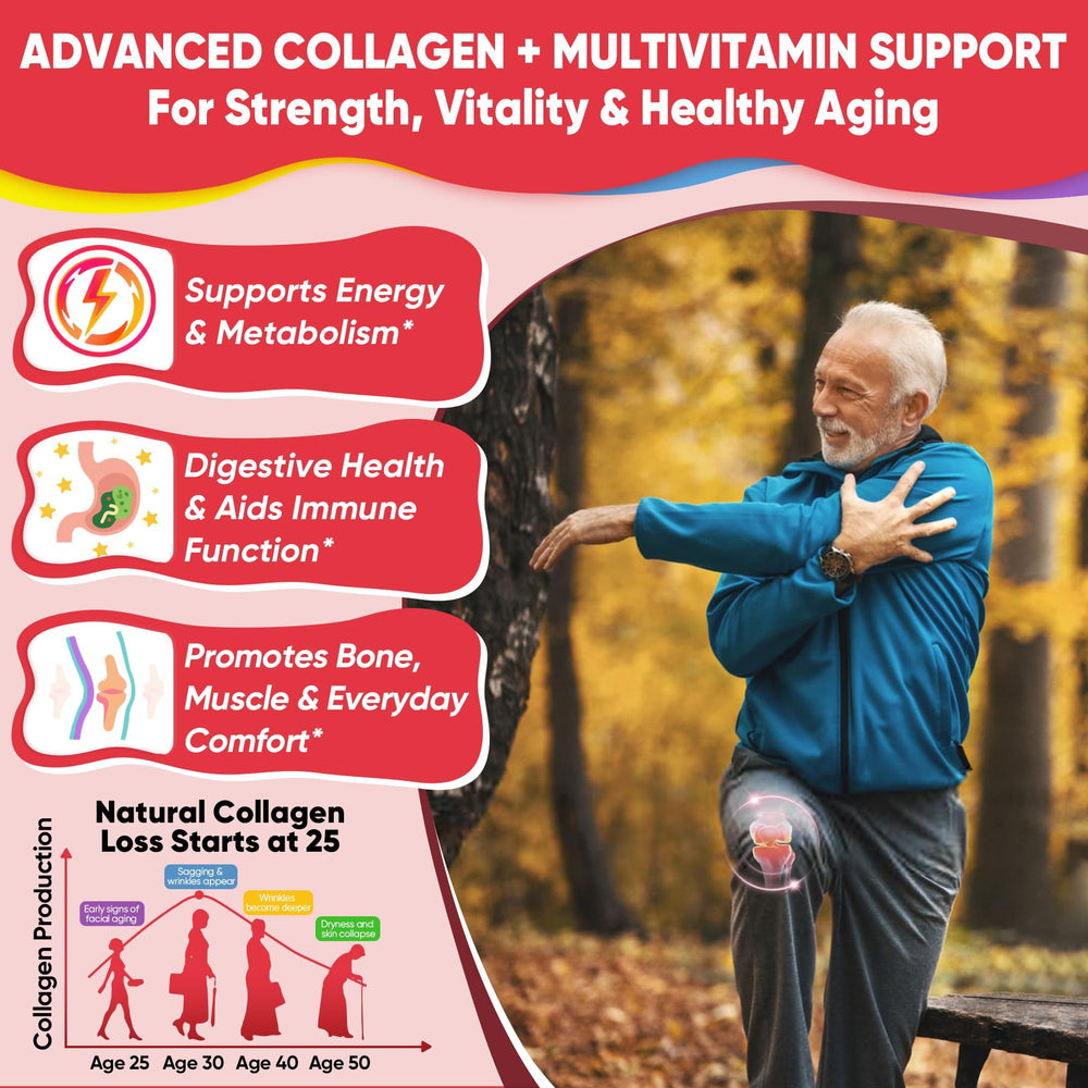 LILICARE vitamins A, C, E, D3, B6, B12 support immune health and skin vitality