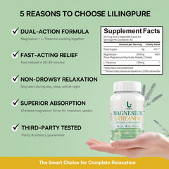 Capsules representing magnesium glycinate, malate, and citrate