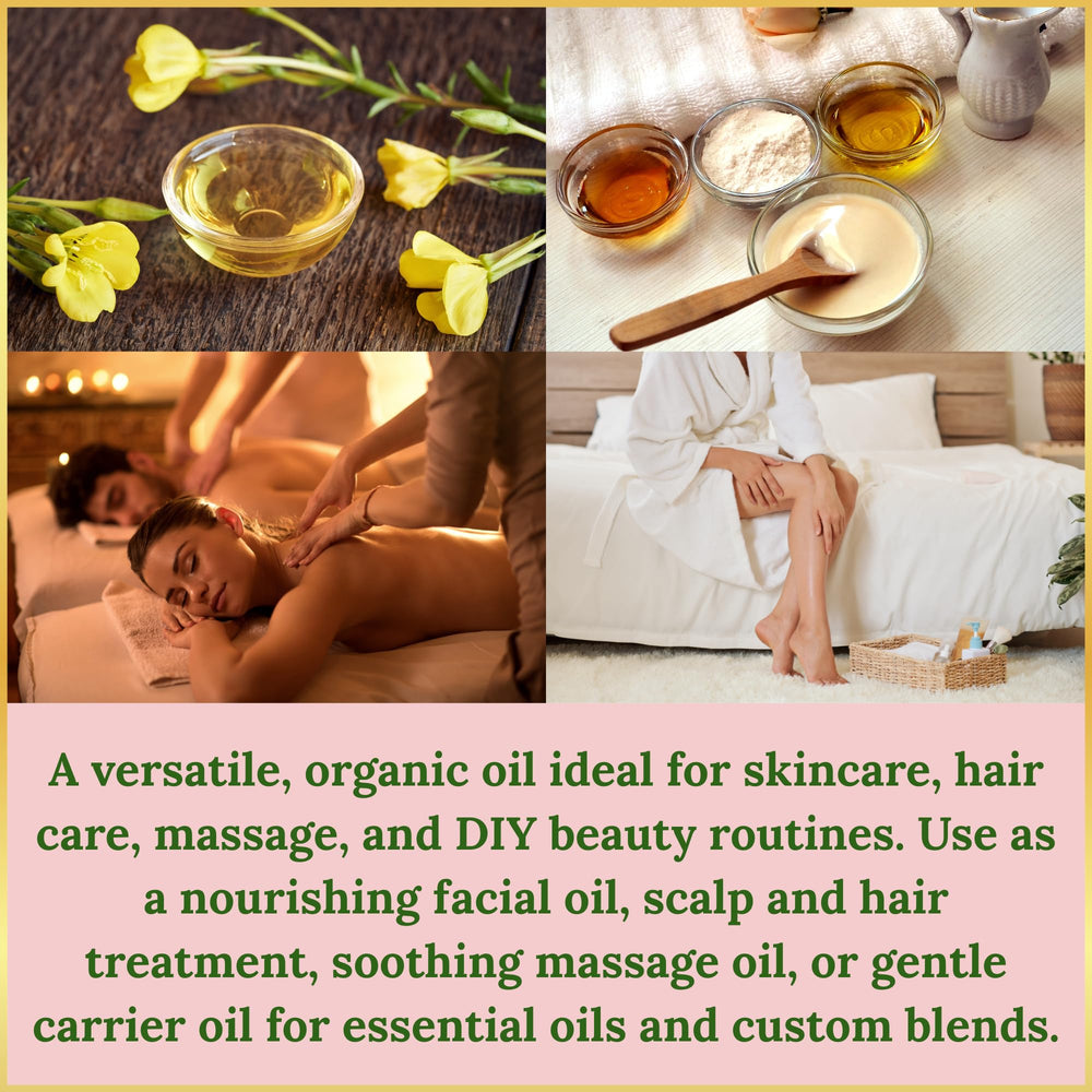 LILIVITE ORGANICS Evening Primrose Oil shows mild nutty aroma in the bottle.