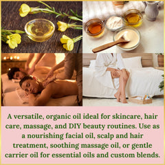LILIVITE ORGANICS Evening Primrose Oil shows mild nutty aroma in the bottle.