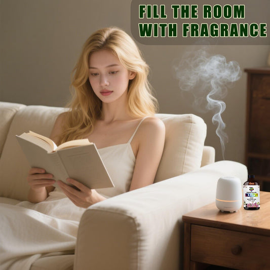 UV-protected Lily Essential Oil amber bottle with dropper