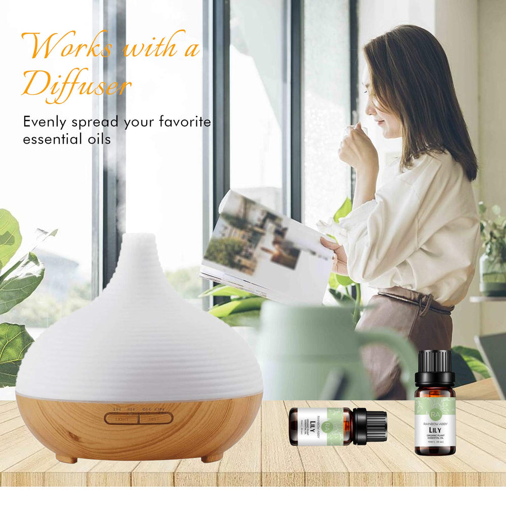 Diffuser aromatherapy with Lily essential oil
