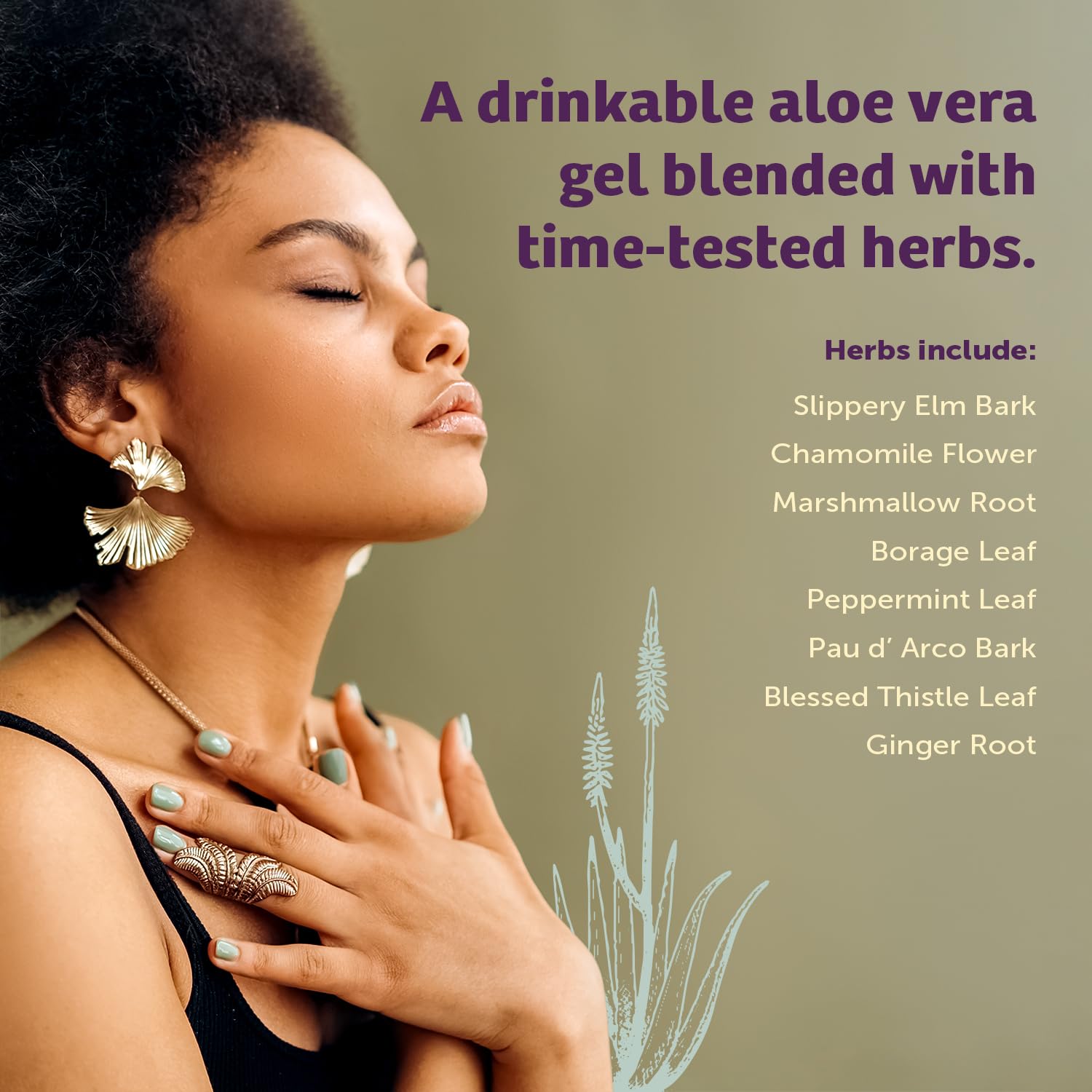 Serving size and dosage instructions for Aloe Vera 80 Stomach Formula