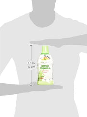 Label close-up of Lily of the Desert Aloe Vera Herbal Detox Formula 32 oz
