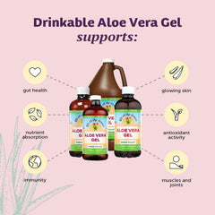 Inner Fillet Aloe Vera Juice bottle close-up