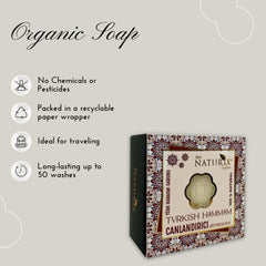 LIMOPA Organic Bar Soap produces a rich body lather with nourishing oils.