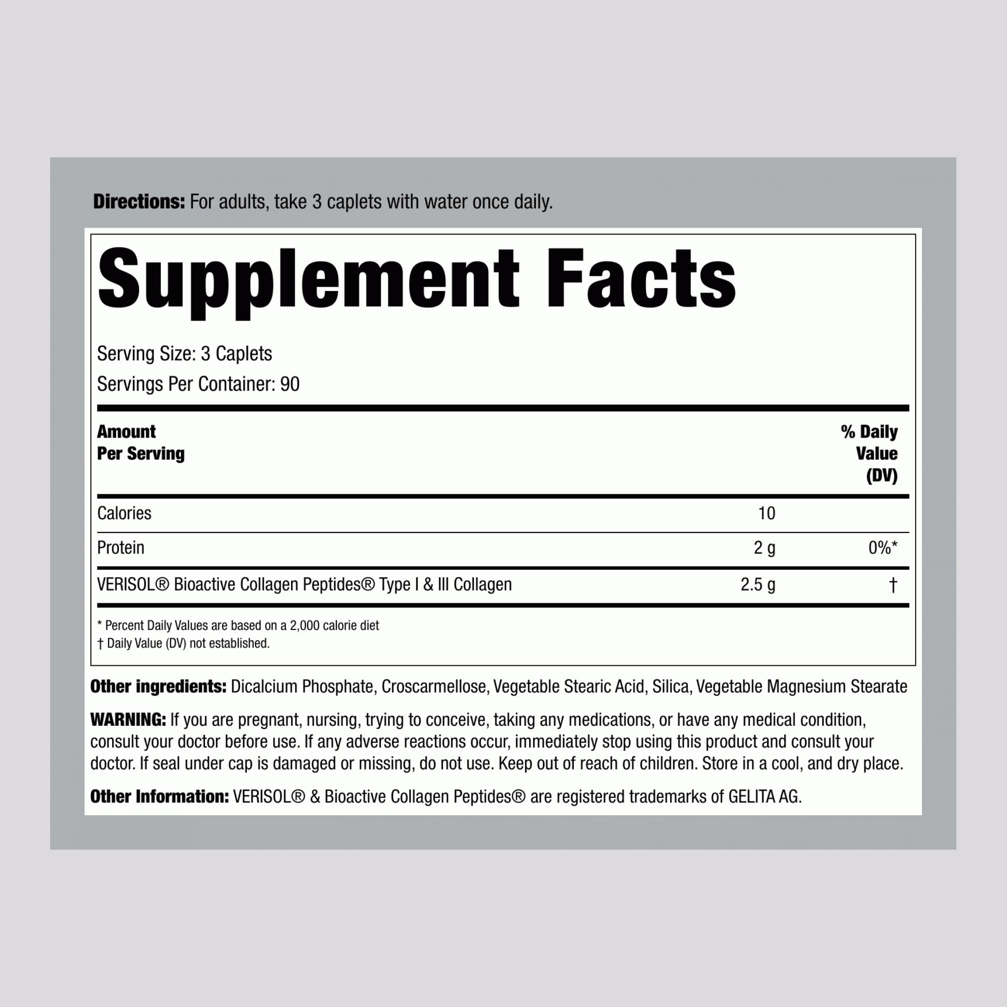 Label and ingredient information for Lindberg Skin Rejuvenator with Verisol