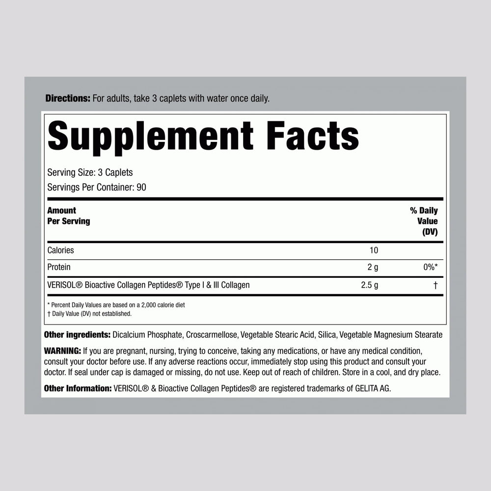 Label and ingredient information for Lindberg Skin Rejuvenator with Verisol