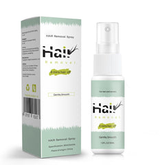 LINEDSON hair removal spray bottle close-up for easy at-home smoothing