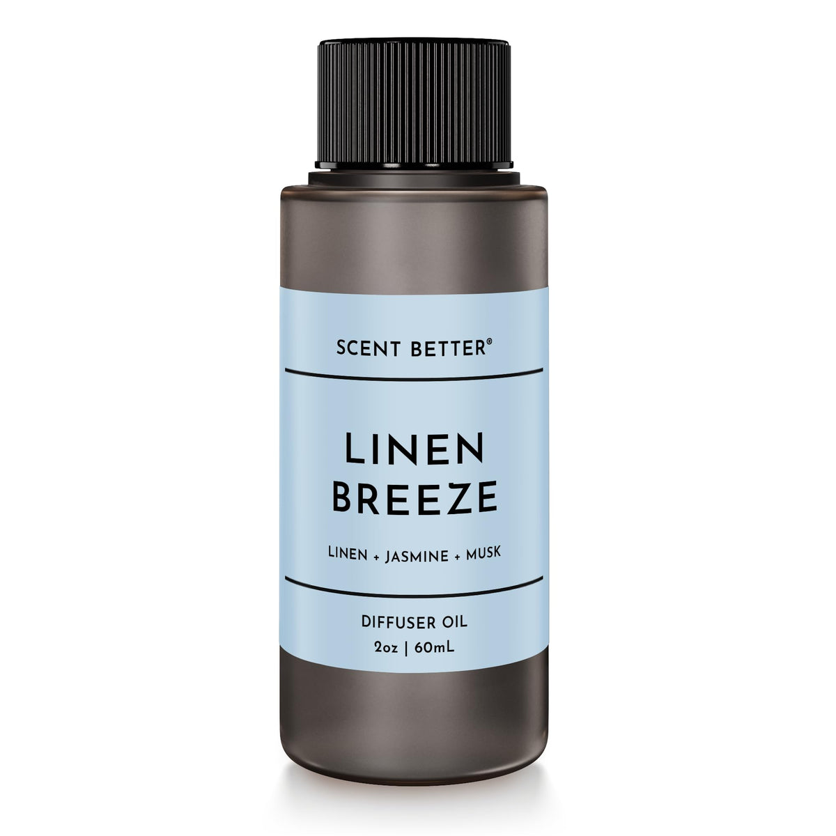 2 oz Linen Breeze aroma essential oil blend bottle for diffusers