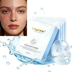 Lingmeier mask on face overnight; skin feels firmer and brighter.