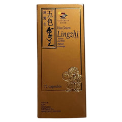 72-count bottle packaging for Vita Green Lingzhi capsules