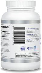 Vegan Lion's Mane capsules bottle with label