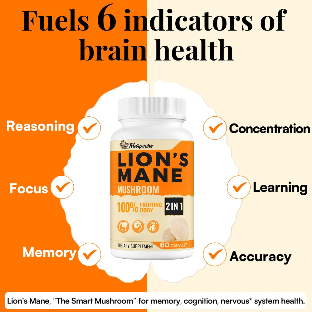 Close-up of Lions Mane extract showing 50x strength