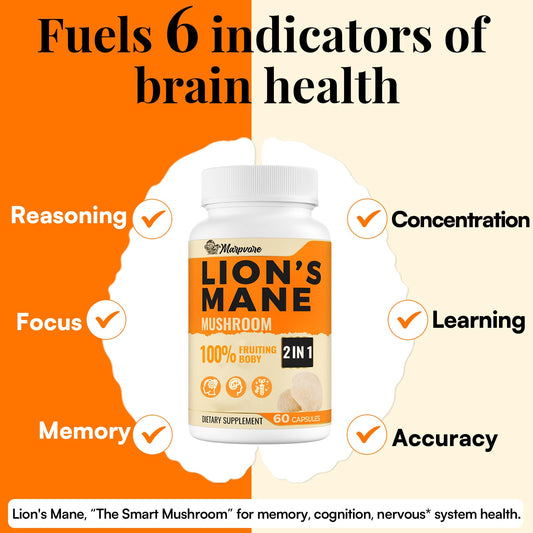 Close-up of Lions Mane extract showing 50x strength