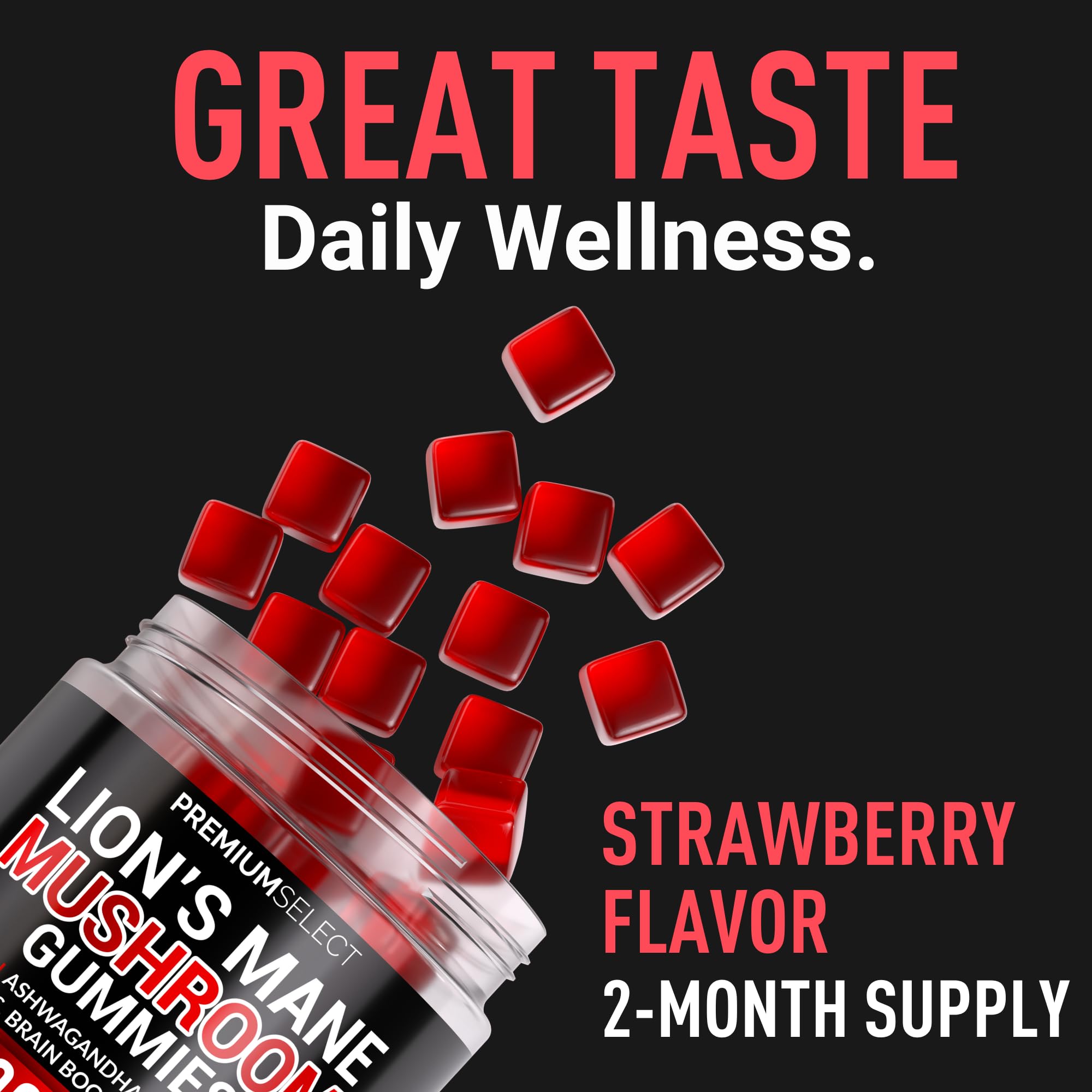 Natural sweeteners used in Lions Mane Gummies