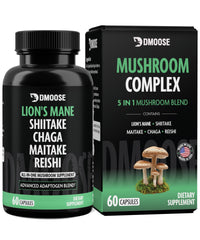 Lions Mane Mushroom Complex bottle on white background