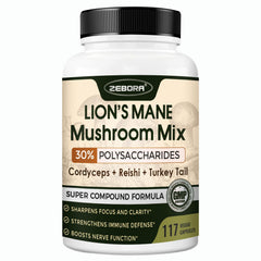 Lions Mane Mushroom Capsules hero shot