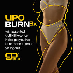 Lipo Burn Keto BHB capsules close-up