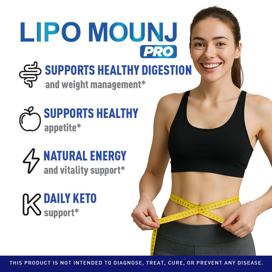 LipoMounj Pro Drops bottle with dropper