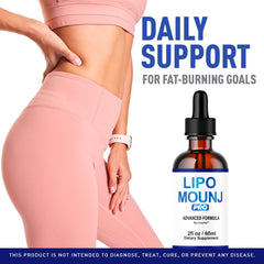 Two bottles of LipoMounj Pro Drops together